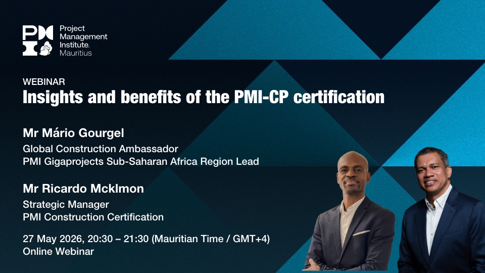 Webinar: Insights and benefits of the PMI-CP certification